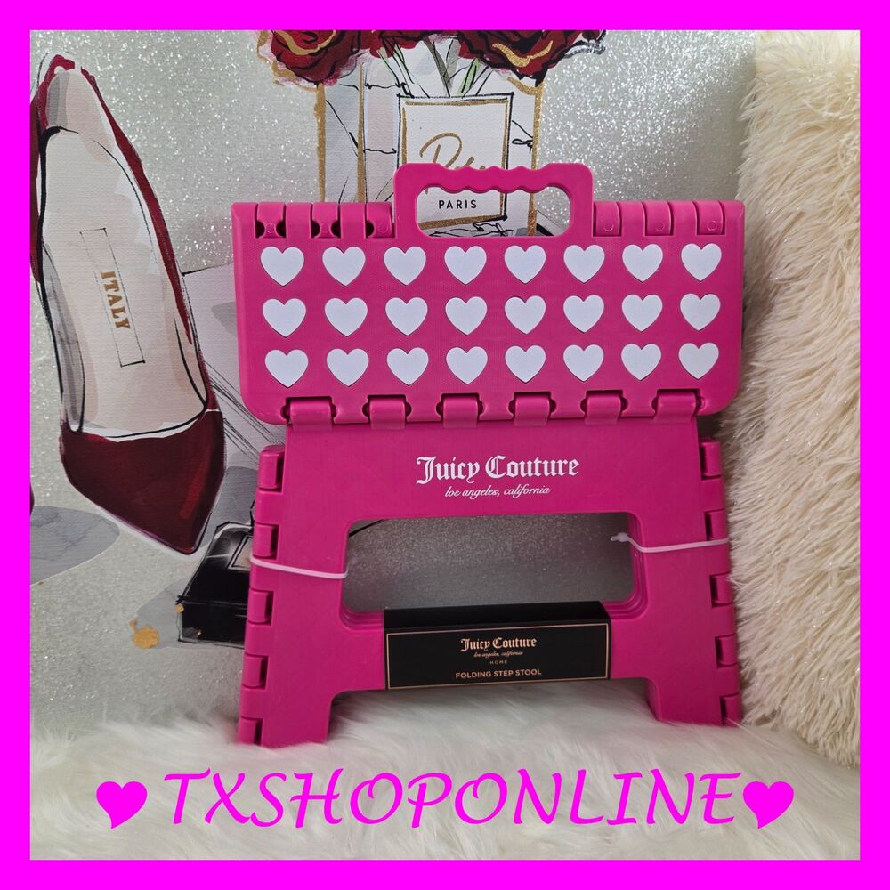 💕💕Juicy Couture Home Folding Step Stool 💕💕 NWT - Picture 6 of 6